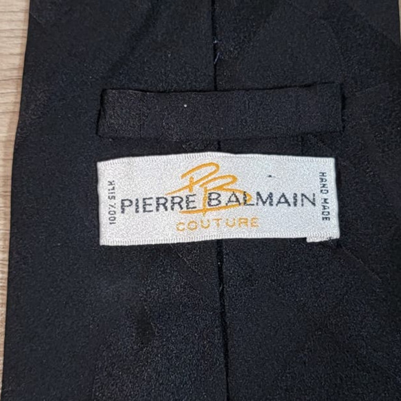Pierre Balmain 100% SILK Handmade Tie Luxury Designer Professional Work Modern - Picture 4 of 5